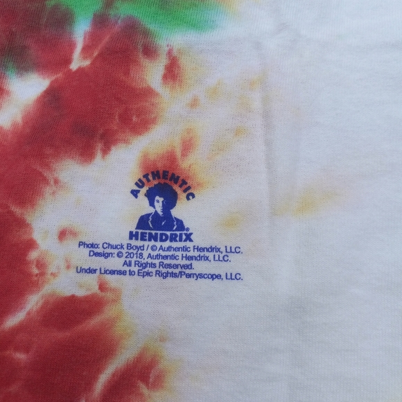 Jimi hendrix tie-dye shirt - Picture 4 of 6